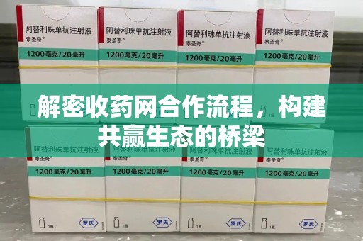 蚌埠解密收药网合作流程，构建共赢生态的桥梁